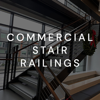 commercial stair railings