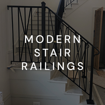 modern stair railings